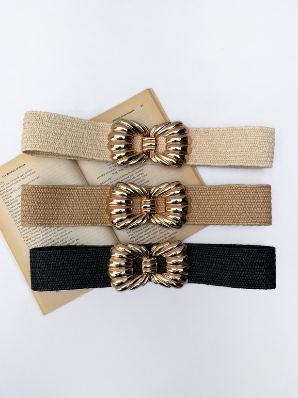 کمربند کشی پهن زنانه مدل پاپیونی 633