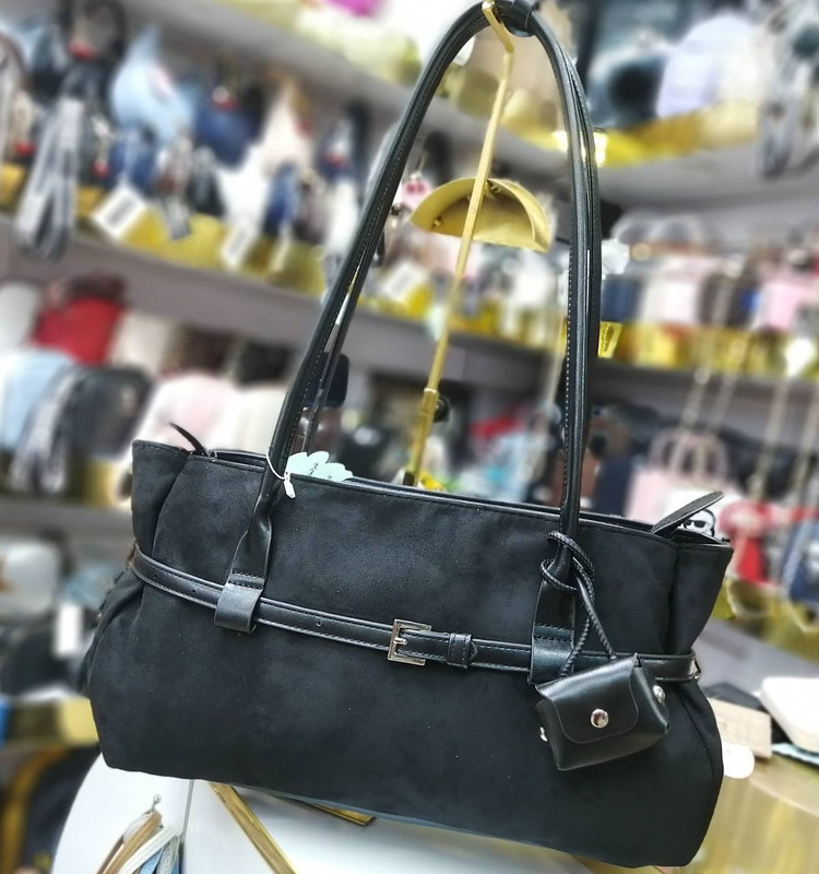 کیف جیر زنانه مشکی جنس خارجی کد 903